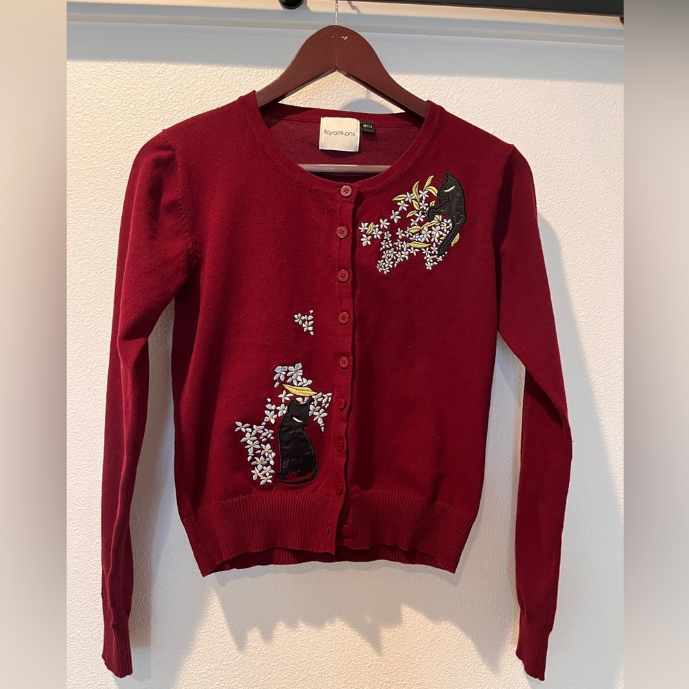 ModCloth Embroidered Cardigan
